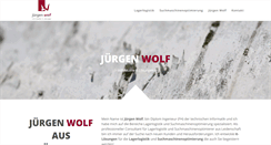 Desktop Screenshot of juergen-wolf.com